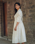 Dress online | White Dress | Cotton Dress | Summer Clothes for Women | Chidiyaa