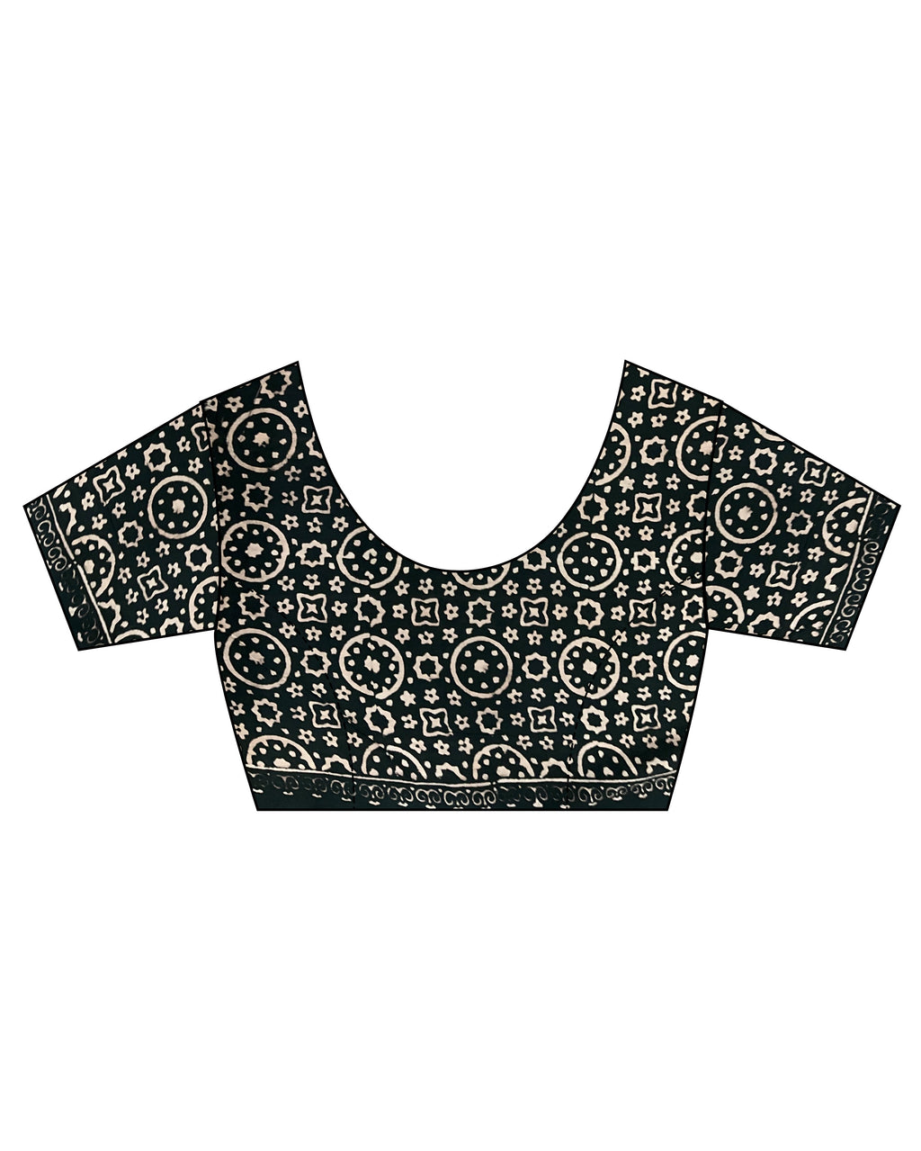Blouse Back Design | Black Cotton Blouse| Chidiyaa