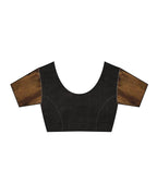 Urvashi Handwoven Linen Zari Saree