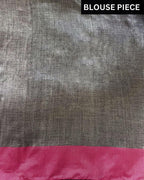 Iqraar Handwoven Pure Cotton Viscose Saree - Holi