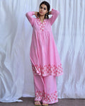 Mausam- E - Bahar Handblockprinted Cotton Kurta Set Of 2-Sor