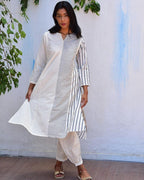 Vanilla Sky Handblockprinted Cotton Kurta Set - Vnmn