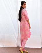 Gulistan Handblockprinted Cotton Kurta Set Of 2-Sor