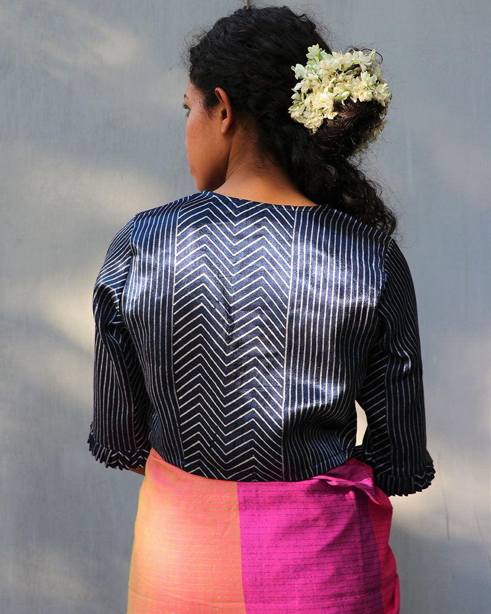 Divjot Mashru Silk Blouse