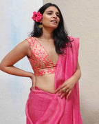 Saree | Saree poses | Saree online | Linen saree online