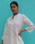 Avnoor Cotton Kurta Set - Safed