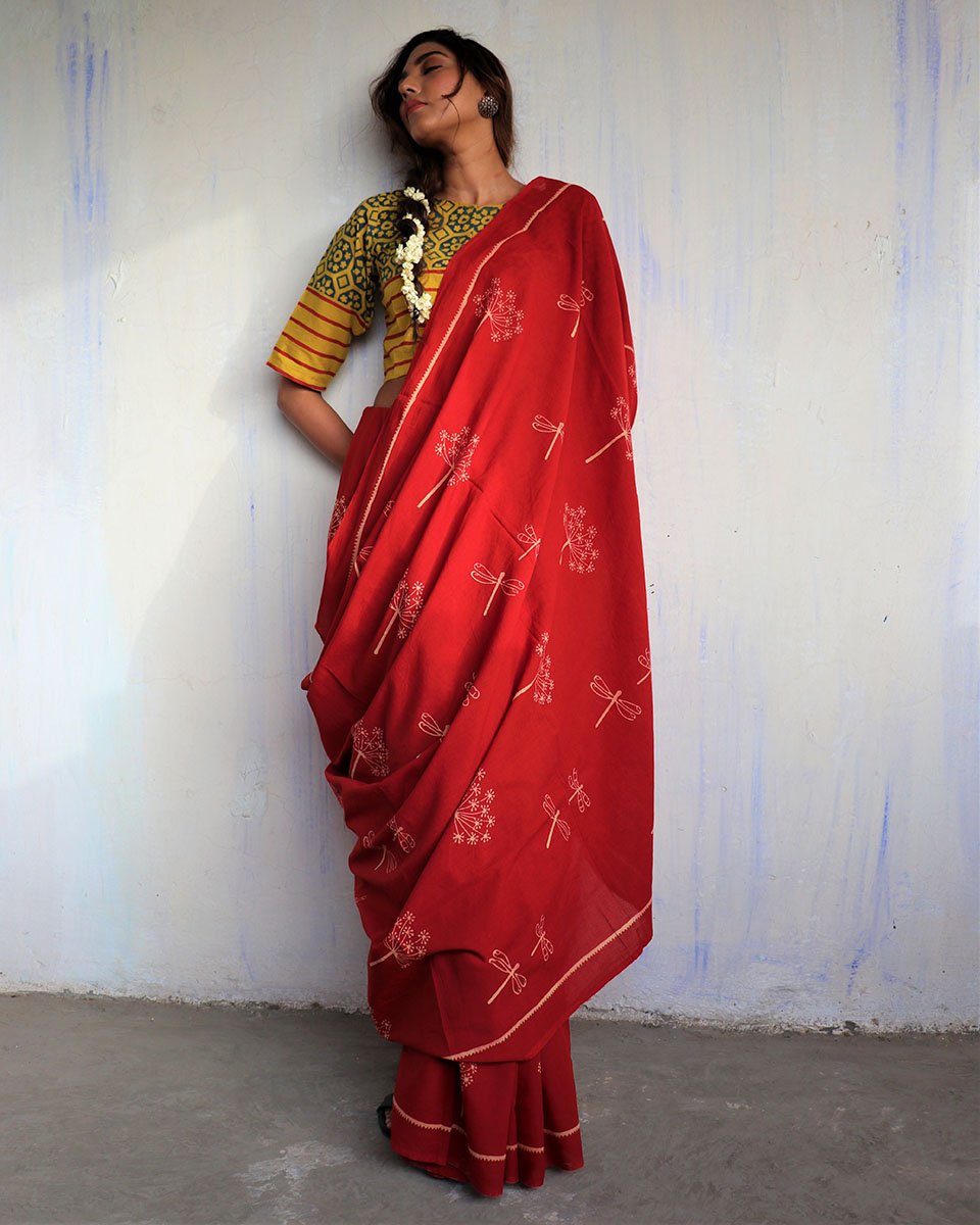 Cotton sarees | Cotton saree for women | Cotton saree online | Cotton saree | Chidiyaa