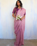 Linen saree | Linen zari saree | Linen saree online | Chidiyaa