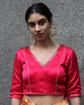 Anagha Mashru Silk Blouse - Chandani
