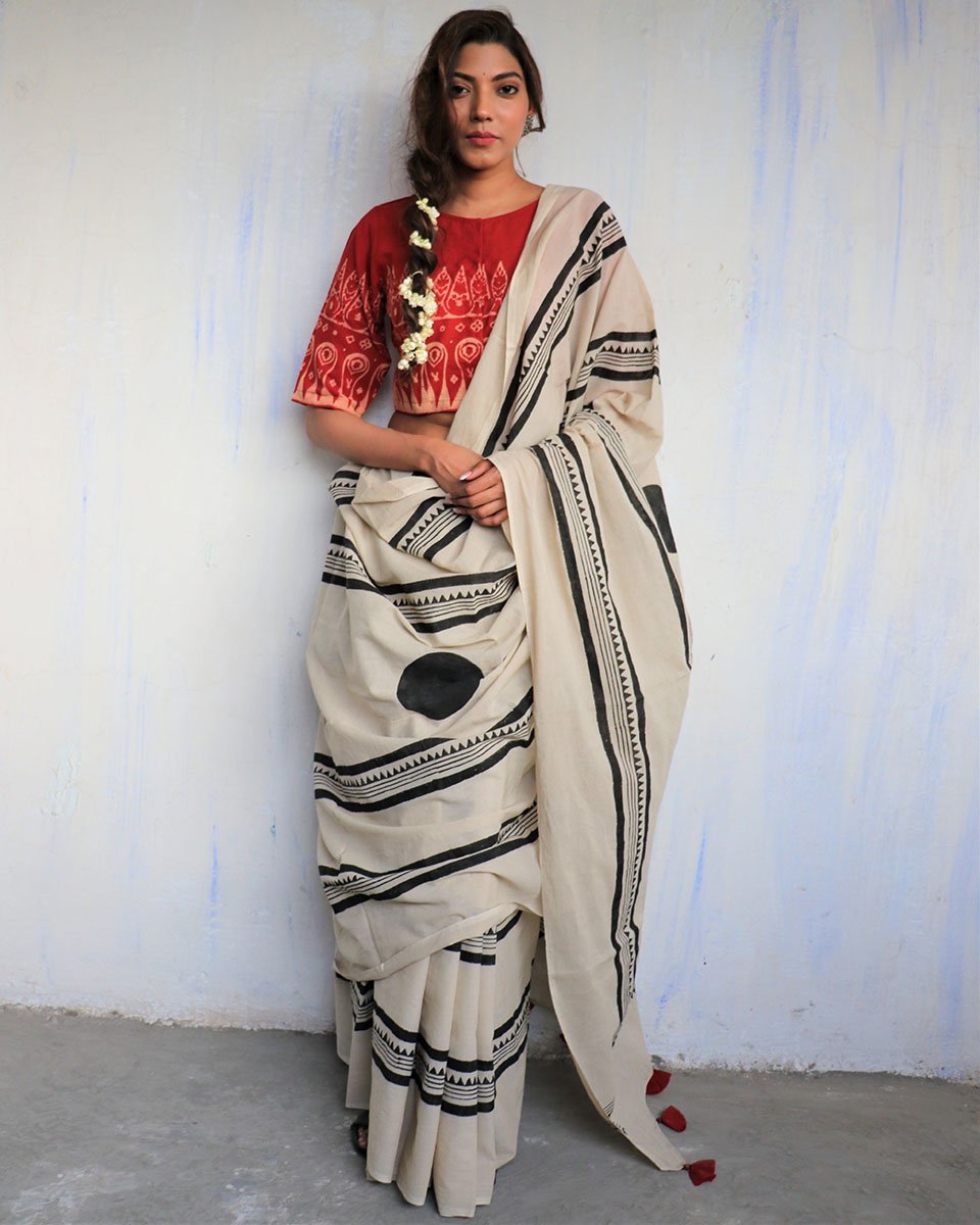 Cotton sarees | Cotton mul mul saree | Cotton saree for women | Chidiyaa