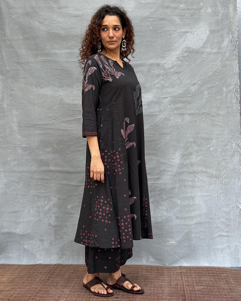 Dewlit Glow Blockprinted Cotton Kurti