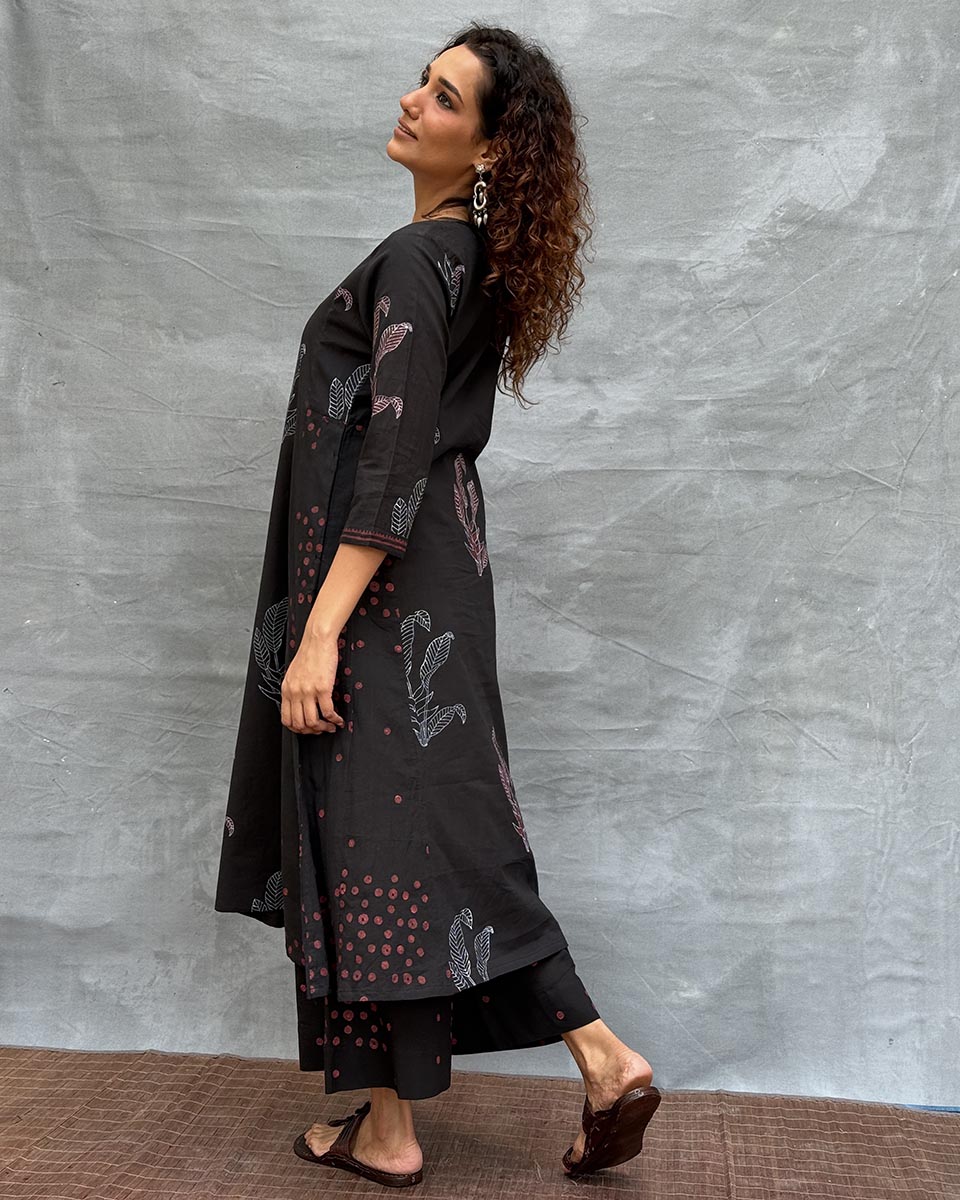 Dewlit Glow Blockprinted Cotton Kurti