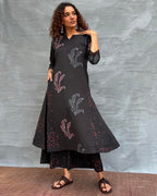 Dewlit Glow Blockprinted Cotton Kurti