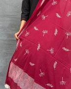 Flicker of Fireflies Blockprinted Cotton Dupatta