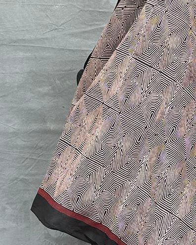 Winterâ€™s Veil Blockprinted Cotton Dupatta