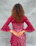 Meadow Blockprinted Cotton Blouse