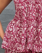 Tracing Wildwood Blockprinted Cotton Top