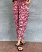 Cedar Skies Blockprinted Cotton Pant
