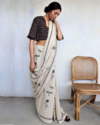 Saree | Sarees |  saree for farewell | Saree for wedding | Saree poses | Cotton Saree | Chidiyaa