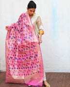 Dilkashi Handwoven Banarasi Kimkhab Brocade Dupatta