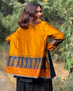 Softember Mashru Silk Reversible Quilted Jacket