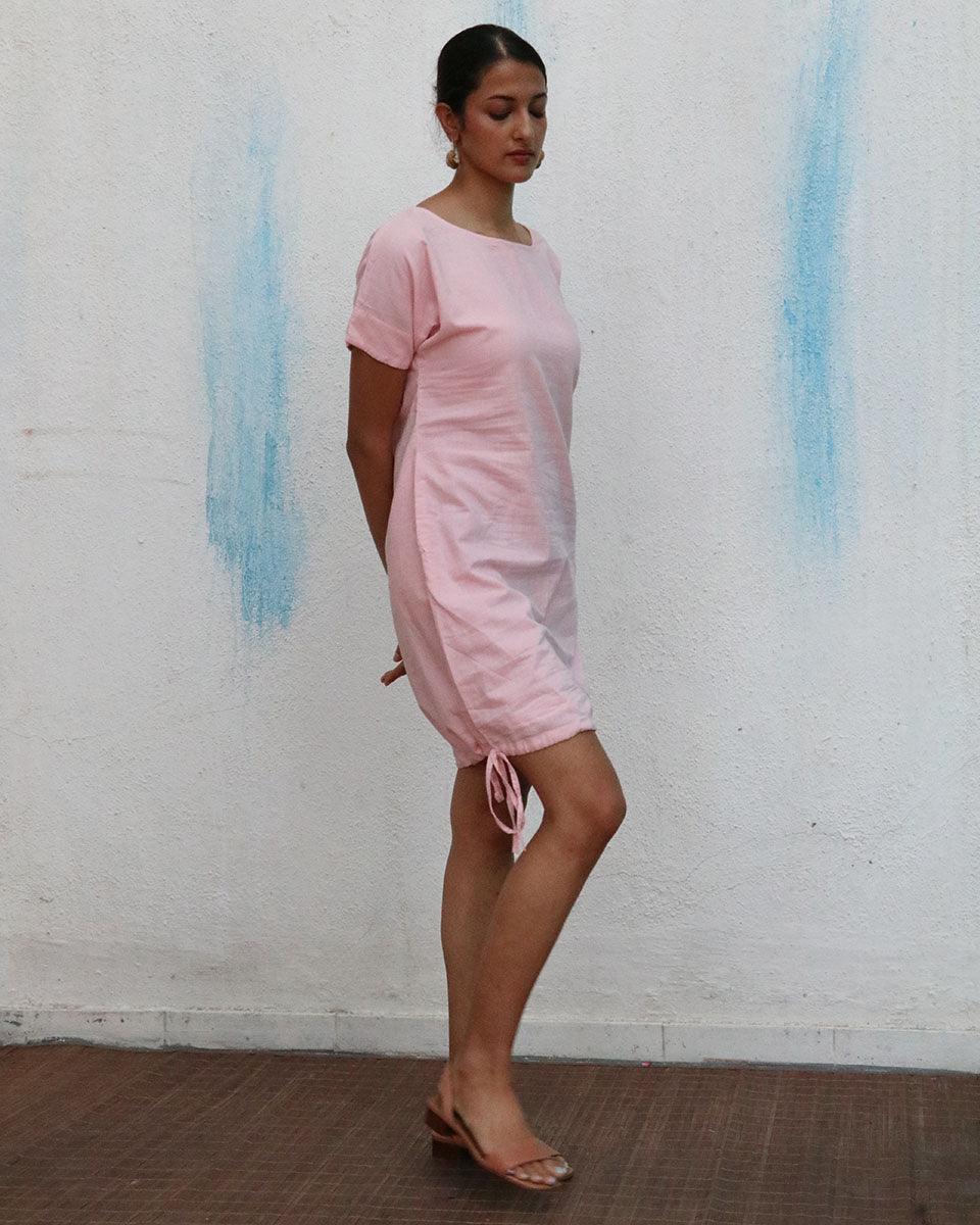 Maryse Handwoven Linen Dress - Breathe