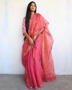 Linen saree | Saree for women | saree poses | saree for wedding | Chidiyaa