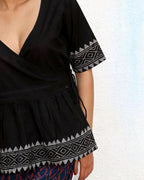 Dira Blockprinted Cotton Top - NOMAD