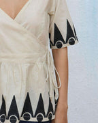 Ariel Blockprinted Cotton Top - NOMAD
