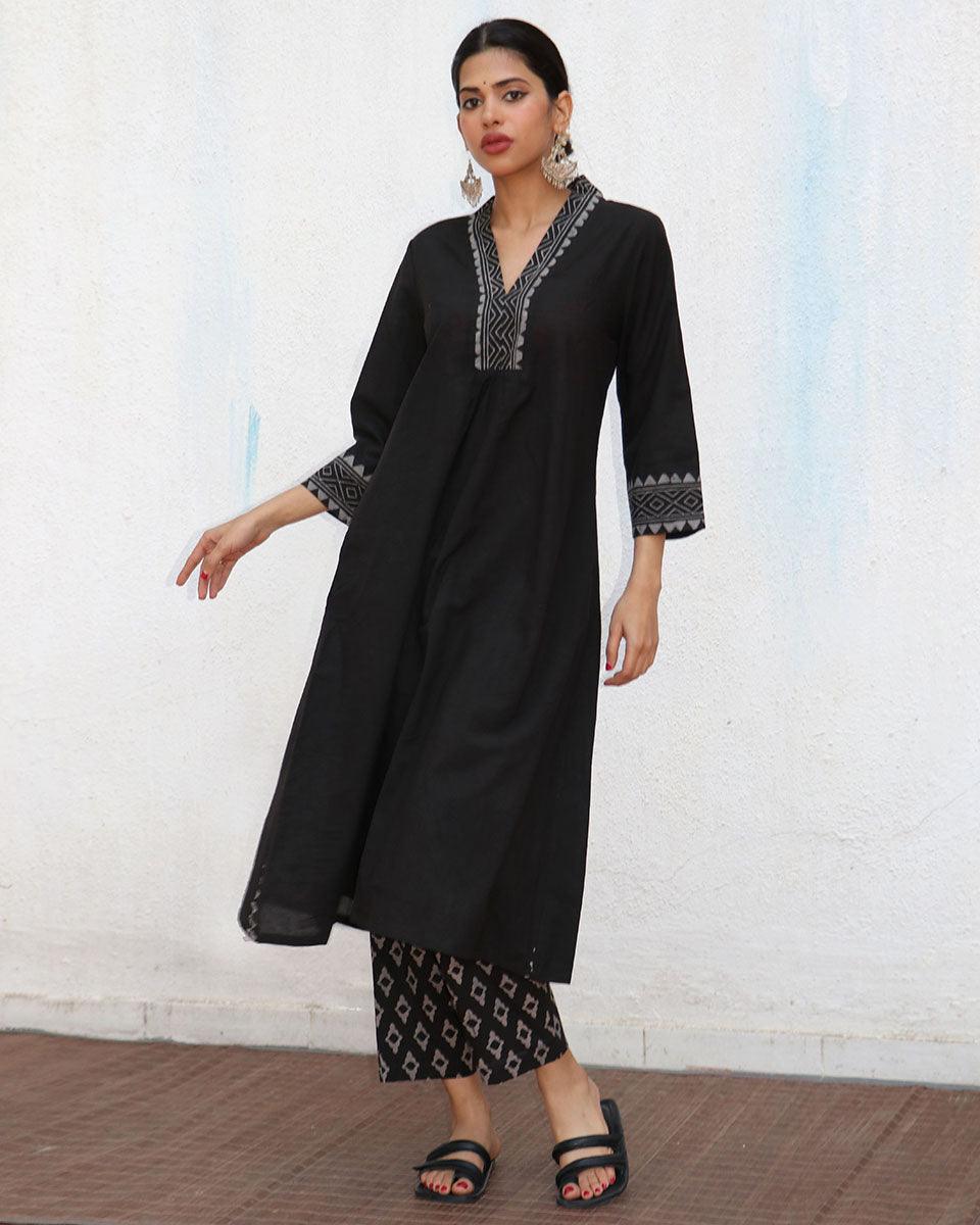 Annalise Blockprinted Cotton Kurta Set - NOMAD