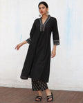 Annalise Blockprinted Cotton Kurta Set - NOMAD