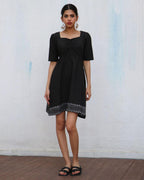 Farrah Blockprinted Cotton Dress - NOMAD