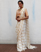 saree for farewell | saree half saree | linen sarees online

