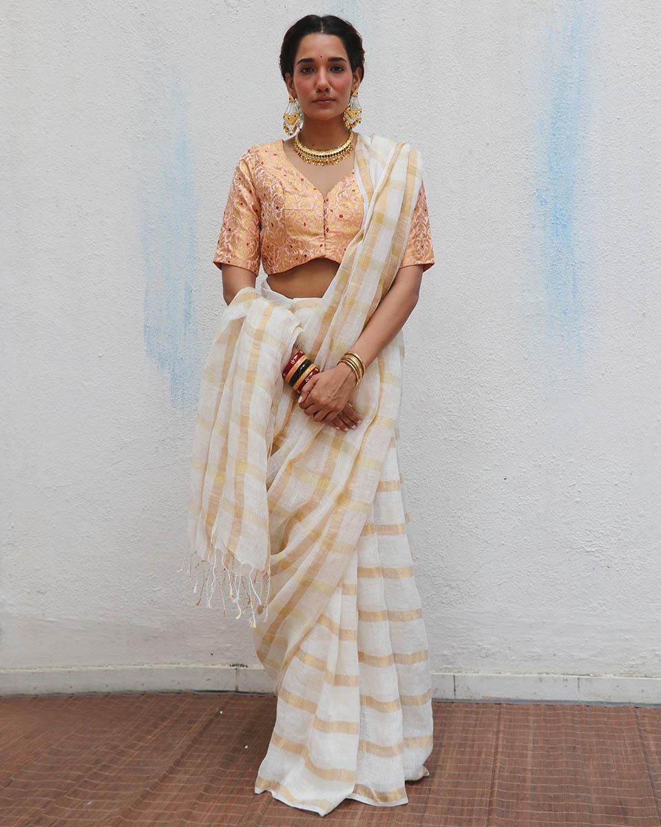 saree blouse designs | saree readymade | linen sarees online

