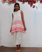 Juno Blockprinted Cotton Top - BGVL