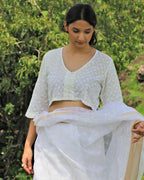 Blouse design | Cotton blouse Ivory | Blouse sleeves design | Blouse neck design | Summer 2025 | Chidiyaa