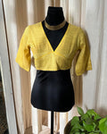 Handwoven Cotton Zari Blouse - Love Despite