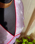 Pink Mashru Silk Blouse - Love Despite