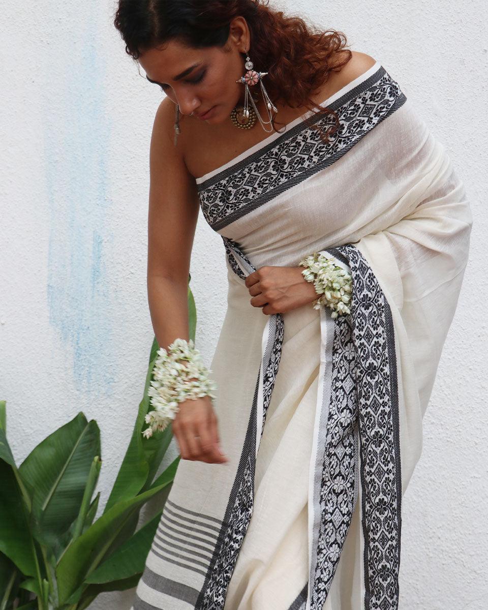 saree draping | saree online | linen saree online
