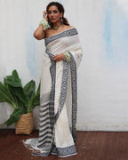 Linen sarees | Saree | Saree online | Saree for women