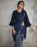 cotton blouse | cotton blouse | Blouse design | Blouse sleeves design | Cotton Blouse Blue | Chidiyaa