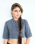 Cotton blockprinted blouse