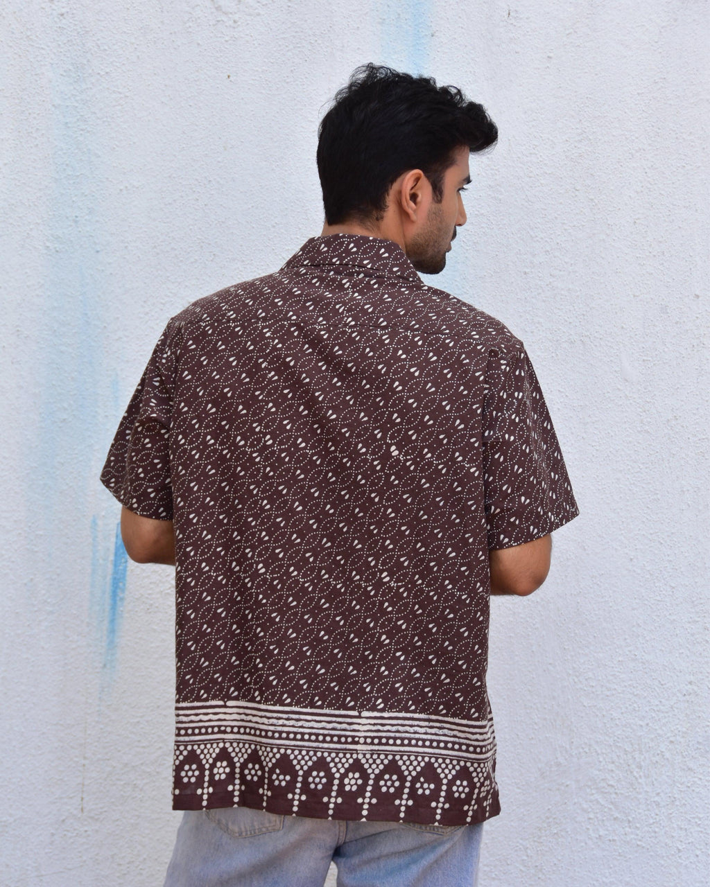 Rustic Rhapsody Handblockprinted Pure Cotton Shirt