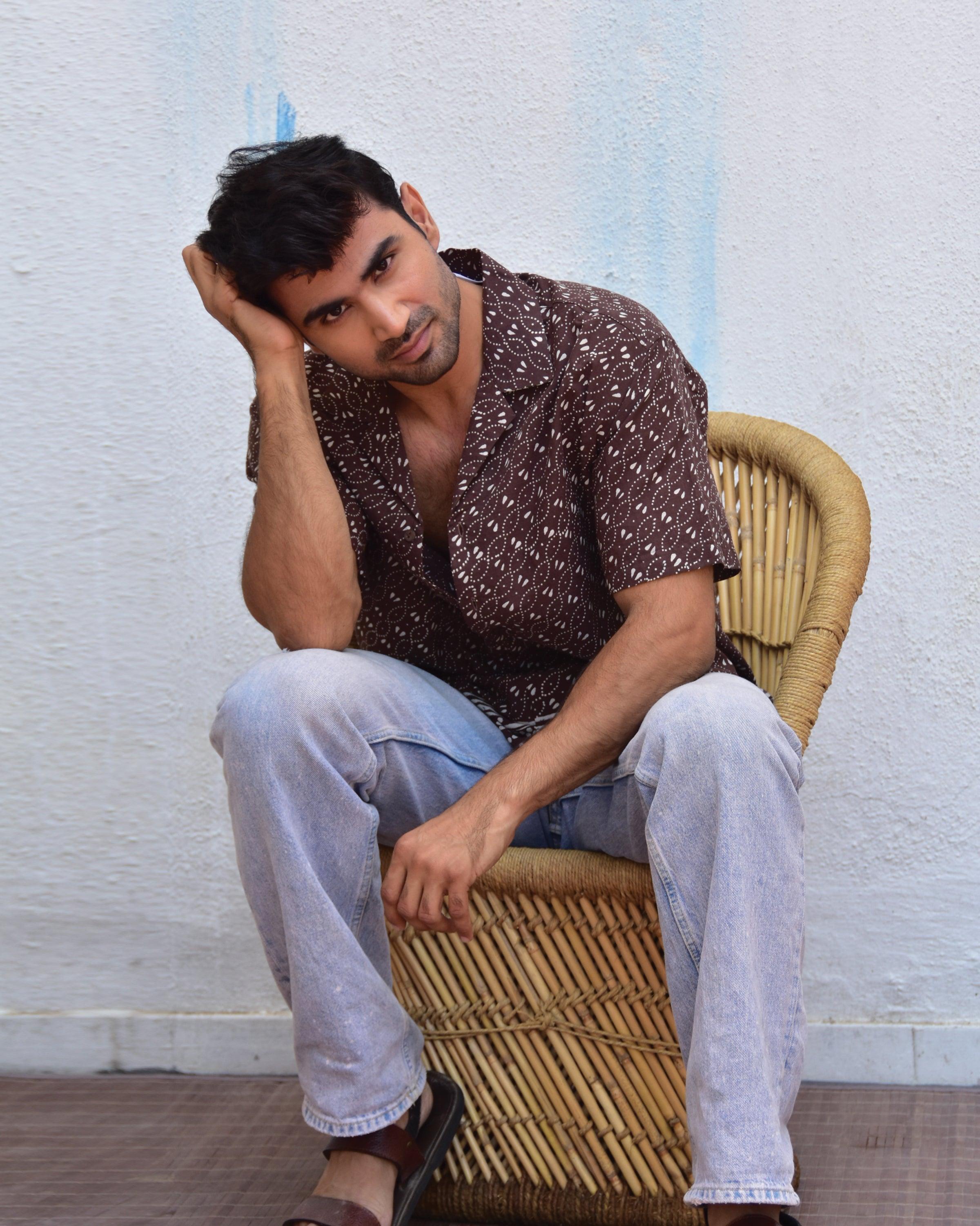 Rustic Rhapsody Handblockprinted Pure Cotton Shirt