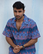 Kaleidoscope Handblockprinted Pure Cotton Shirt