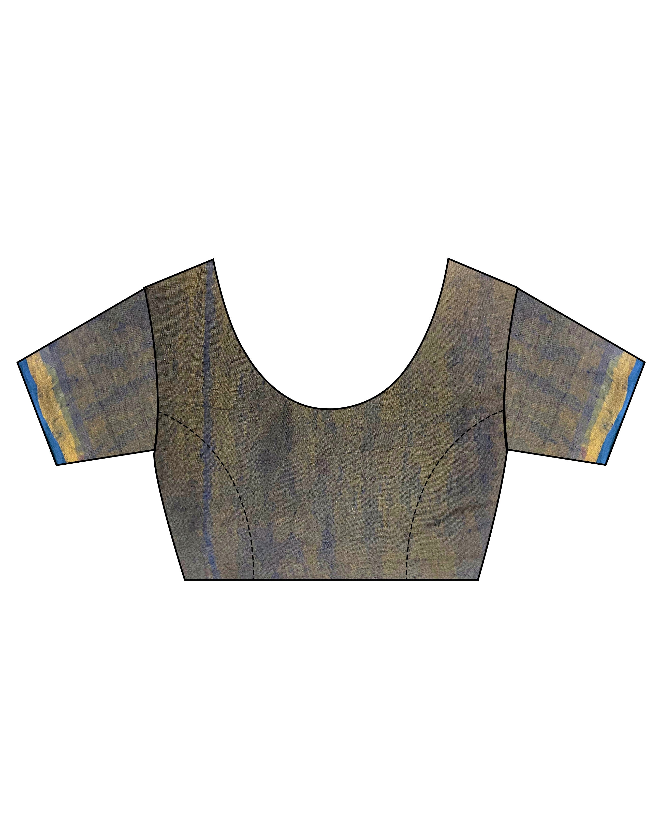 linen saree blouse | chidiyaa