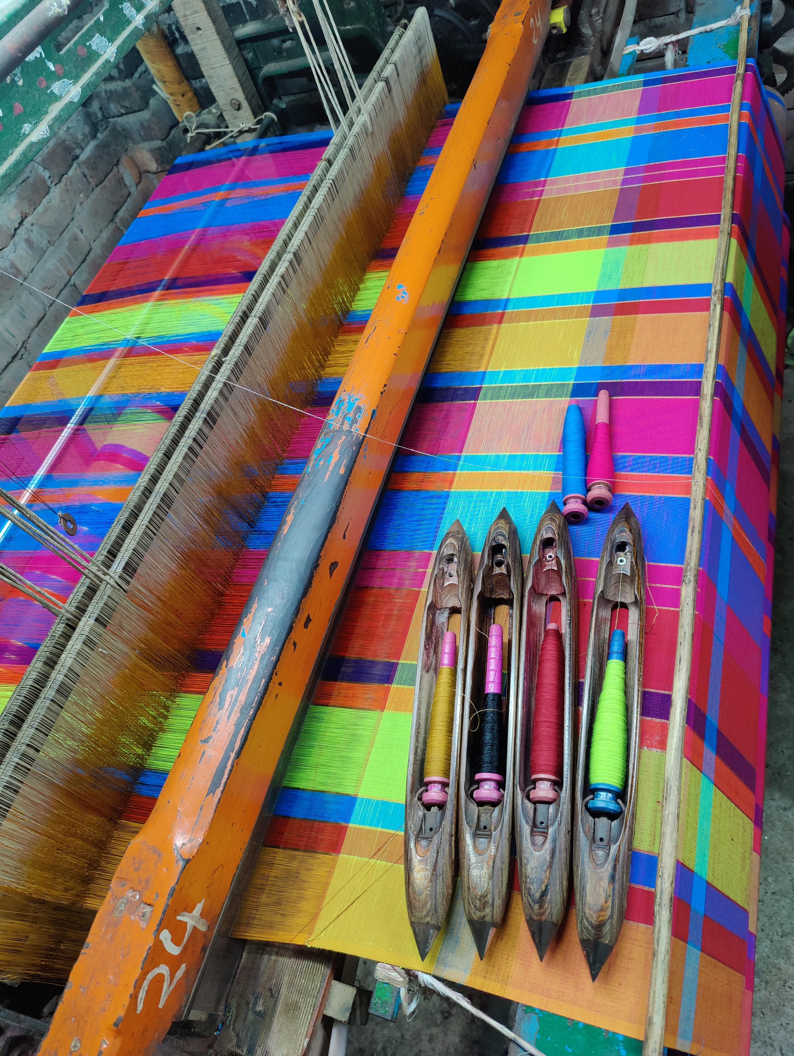 Saanjh Gamcha Cotton Top - GMC