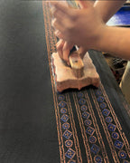 Soft Moonlight Blockprinted Cotton Dress-WWB