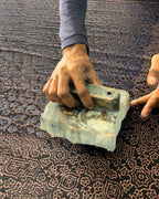 Wistful Dawn Blockprinted Cotton Pant-WWB