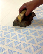 Chaaya Light Blue Hand Block Printed Kurti-BAD